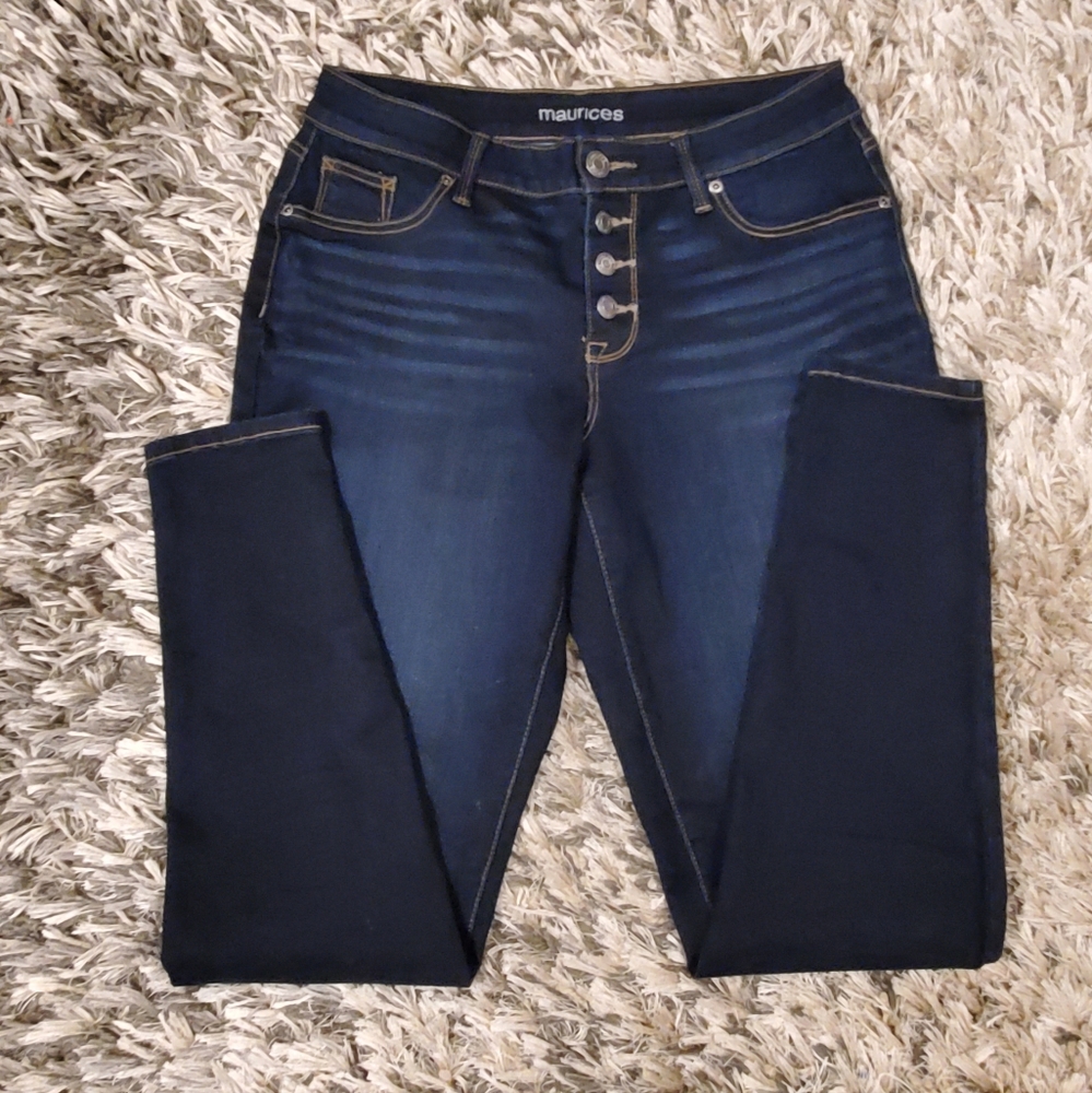 Maurices Long High Rise Jeggings, Size Large (12/14)